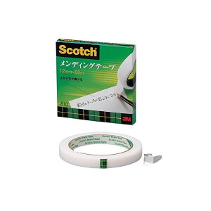 【メール便対応】3M Scotchメンディングテープ 大巻(12mm×50m) 810-3-12