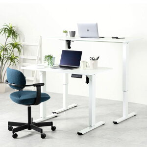 【メーカー直送品】【送料無料】アスカ 電動昇降デスク メモリー付 天板幅1200mmブラック ホワイト EDK12 電動 コンパクト オシャレ 小さめ テレワーク 在宅