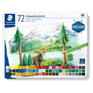 【送料無料】146C M72ステッドラー 146 油性色鉛筆 72色セット子供 大人 塗り絵 お絵かき ぬりえ イラスト スケッチ 画材 プレゼント ギフト 人気 おしゃれ ケース付き 描きやすい 発色が良い 入
