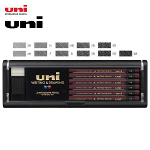 【メール便対応可能/2ダースまで】U三菱鉛筆 鉛筆uni ユニ 6角軸 1ダース