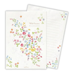 【メール便対応】818838日本ホールマーク ワイルドフラワーIIレターパッド 6冊入り