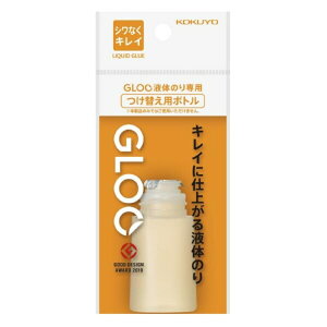 【メール便対応】タ-G821-1Pコクヨ グルー 液体のり シワなくキレイ 30ml つけ替え用ボトル