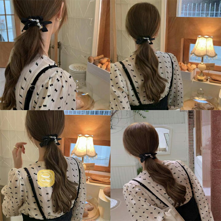 楽天市場 ヘアゴム おしゃれ ヘアバンド 輪ゴム 蝶々結びビーズ ヘアアクセサリー アクセサリー 子供 可愛い リングゴム 髪飾り 髪留め 結婚式 パーティ オフィス ギフト ポイント消化 Hello Case 楽天市場店
