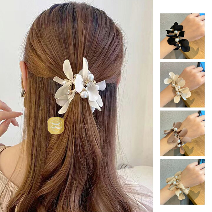 楽天市場 ヘアゴム おしゃれ ヘアバンド 輪ゴム ヘアアクセサリー 可愛い レース パール ビーズ ビジュー ヘアアクセサリー レディース 髪飾り 髪留め パーティー Hello Case 楽天市場店