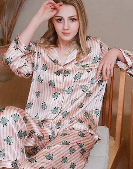 楽天市場】シルク パジャマ レディース 長袖 ルームウェア シルク100  