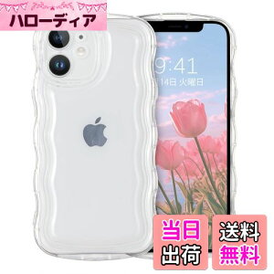 【送料無料】GUAGUA iPhone 12mini ケース クリア ウェーブ いphone 12mini 透明 うねうね ケース TPU 人気 バンパー 耐衝撃 超軽量 薄型 ワイヤレス充電対応 ストラップホール付き アイフォン12mini スマ