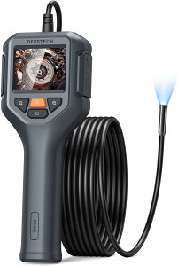 DEPSTECH t@Co[XR[v 2.4C`IPSXN[ j^[ 1080P Xl[NJ 7.9MM^Y }CNXR[v Y[C@\ IP67h J zǃJ PxLEDCg