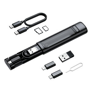 Mcdodo @\ fW^[P[XyUSB-C to CgjO ϊA_v^ & USB-C to USB-CP[u(60W PD}[d) & USB-C to Micro USB ϊA_v^ & USB-C to USB-A ϊA_v^ & J[hstz J[h