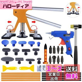 Manelord デントリペア デントリペアキット 車へこみ修理キット デントリペアツール 車凹み直し 車 凹み 補修ツール 引っ張り工具 凹み修理工具 収納バッグ付き 日本語取説付 39PCS 【最新改良版】