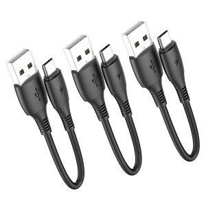 yz}CNUSBP[u0.15mV[gR[hAHOTNOW [3{A15cm] Android Micro USB Charger Galaxy S7 S6 S7 Edge S5ANote 5APS4APowerBankȂǂ̑ϋv̂V[gP[u}[dR[h