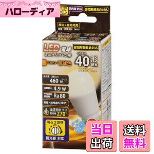 �y���������zOHM LED�d�� �~�j�N���v�g���` E17 �d���F LDA5L-G-E17/D G11 06-1877