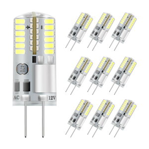 yzDiCUNO G4 LEDd 3W 30WMd F 6000K 250lm LEDCg AC/DC 12V ȃGl 360xƖ s\ 10