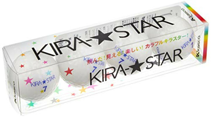 楽天市場】キャスコ(Kasco) ゴルフボール KIRA STAR2 キラスター2N 