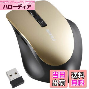 �y���������z�o�b�t�@���[ �}�E�X ���� ���C�����X �É� 5�{�^�� �y�߂�/�i�ރ{�^�����ځzdpi�ؑ� BlueLED �V�����p���S�[���h BSMBW325SG