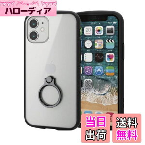yzGR iPhone 12 mini P[X nCubh ϏՌ TOUGHSLIM LITE t[J[ Ot ubN PM-A20ATSLFCRBK