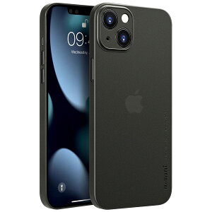 yzu0.3mmɔviPhone 13 MiniΉP[X memumi}bg IWi݌v wh~ th~ CAX[dΉ 5.4C`lCP[X?Jo[(Trans-Black)