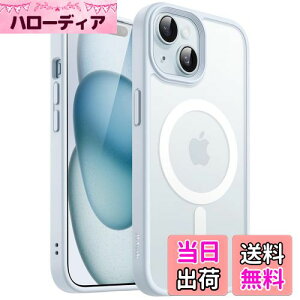 yzJEDirect iPhone 15 6.1C`p }Olbg P[X MagSafeɑΉ ̃}bgw ^ ϏՌ Jo[ (u[)