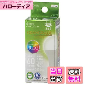 yzI[(OHM) d@ LEDd` E17 60`/60W F Ra93F Ή fMގ{HΉ ~jNvg` LDA6N-G-E17 RA 06-5564