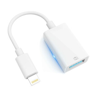yzyj[fzApple MFiF iPhone usb ϊA_v^ OTGP[u f[^o` ʐ^//y/iPad/J/MIDI/L[{[h/DAC/}CN/}EX/iOSɑΉ iPhone Lightning-USBJA