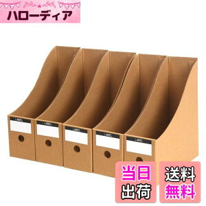 【送料無料】OFFIDIX ファイルボックス A4 書類 収納ボックス ファイルスタンド 折りたたみ 5個セット