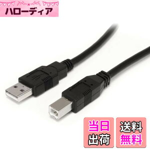 �y���������zStarTech.com USB 2.0 ���s�[�^�[�P�[�u�� 9.1m USB-A(�I�X) - USB-B(�I�X) 480Mbps �u���b�N USB2HAB30AC