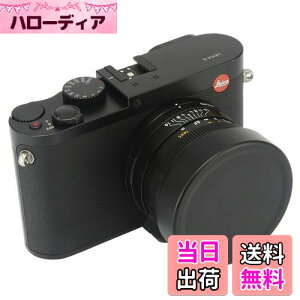 【送料無料】Haoge メタルフロントレンズキャップカバー for ライカ Leica Q Q2 Q3 Q3-43 Q-P QP Typ 116 Typ116カメラ用 ブラック
