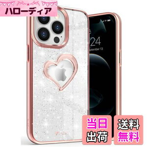 yzVena vLove Glitter Apple iPhone 13 Pro (6.1" C`) p P[X (n[ǧ` | MagSafeΉ) ϏՌ NA ~ TPUop[ y P[X - [YS[h