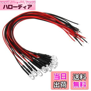 yzPATIKIL 3V - 6V 5mm LED_CI[h 12 zς ~jLEDCg d v RC DIY CWP[^[Ɩp bh