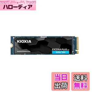 yzLINVA KIOXIA  SSD 2TB NVMe M.2 Type 2280 PCIe Gen 4.0×4 (őǍ: 5,000MB/s) YBiCS FLASH TLC K㗝X EXCERIA PLUS G3 SSD-CK2.0N4PLG3NyK㗝Xۏؕiz
