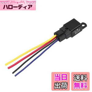 【送料無料】エーモン(amon) リレー 4線(4極) DC12V・360W(30A) 3236