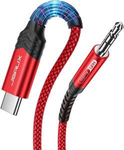JSAUX AUX P[u CzWbN ^CvC to 3.5mm P[u DAC HIFI ϋviC҂ AUXϊP[u Type C to 3.5mm I[fBIϊP[u iPhone 15/Pro/Max/wbhz/PC/USB C 