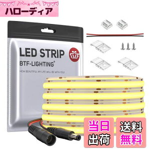 BTF-LIGHTING FCOB COB LEDe[vCg x tLVu LEDe[vCg 5M 480LEDs/m 2400LEDs/5m F 6000K 8mm XgbvCg DC12V 9W/m \ ό`\ ؒf\ Q Lb`z[ 