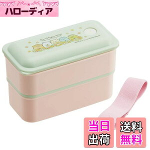 【送料無料】スケーター (skater) 弁当箱 銀イオン Ag+ 抗菌 ふわっと 盛れる パッキン 一体型 2段 550ml すみっコぐらし ねこのきょうだい PALW6AG