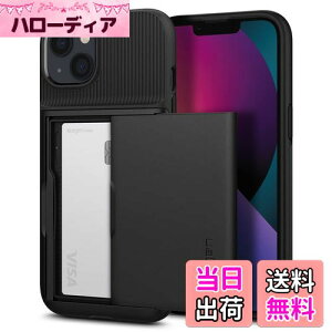 yzSpigen iPhone 13 P[X J[h [P[X 2d\ ϏՌ ČRMILKi擾 h~ IC J[h |Pbg pXP[X XEA[}[ CS ACS03536 (ubN)