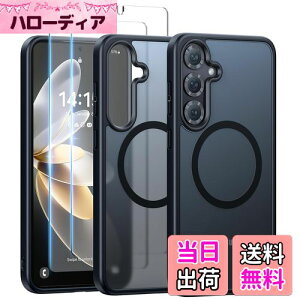 yzMeifigno Samsung Galaxy S25 P[X 6.2C`p [2X HDXN[veN^[t] [MagSafeΉ] [~^[O[hی]ASamsung Galaxy S25 pɐ݌vꂽ}OlbgP[XAubN