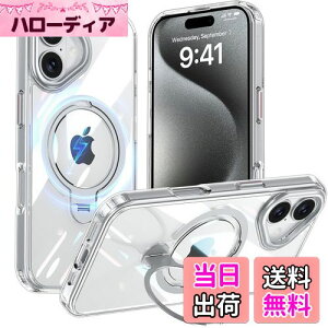 Fadkzyxr iPhone 16 p P[X MagSafeΉ O360°]X^h@\ cΉ  ΂ݖh~ CX[d phone16 X}zP[X Yی ČRKi ϏՌ gуJo[ ACtH 16 P