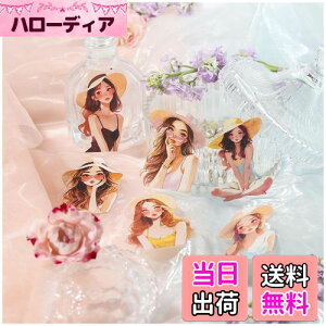 【送料無料】Arpaper シール コラージュ 素材 フレークシール 詰め合わせ 女の子 ステッカー 人物 PET シール おしゃれ かわいい 手帳 スマホ ノート キーボード デコ コラージュ 防水 手帳シー