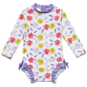 yz xr[  bVK[h UPF50+ UVJbg ̎q s[X YKK{^  FFPurple FlowersATCYF2-3 Years