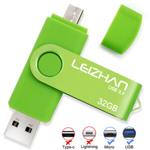 yzLEIZHAN 32GB 64GB 128GB [ USB tbVhCu Android p[v ] lC USB OTG 3.0 }CN yhCu gѓdbp  FFO[ATCYF32GB