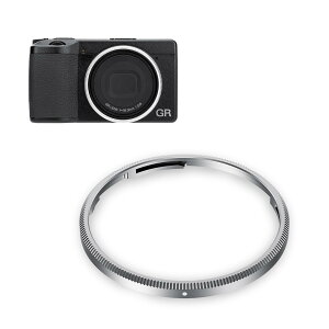 �y���������zJJC Ricoh GR IIIx �p �����O�L���b�v �F�F�V���o�[