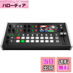 �y���������z���[�����h Roland HD�r�f�I�X�C�b�`���[ V-8HD HDMI8����/3 �o�� ���C�u/��c/�C�x���g�Ȃ� �F�F�u���b�N