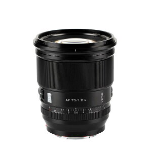 �y���������zVILTROX AF 75mm F1.2 XF/Z/E �P�œ_���]�������Y �T�C�Y�FAF 75mm F1.2 E
