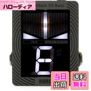 �y���������zKORG/PB-XS BASS Pitchblack XS Bass CHROMATIC PEDAL TUNER �x�[�X��p �`���[�i�[ �R���O �F�F�u���b�N�A�T�C�Y�FPBXSBASS