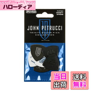 �y���������zJim Dunlop (�W�� �_�����b�v) JOHN PETRUCCI TRINITY PICK Collection �W�����E�y�g���[�V �g���j�e�B �s�b�N �R���N�V���� 6������ PVP124 PETRUCCI �F�F�u���b�N�A�T�C�Y�FTrinity