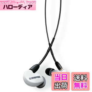 �y���������zSHURE �C���z�� �L�� SE215 SPE-A �u���[ ���Չ��� �F�F�z���C�g�A�T�C�Y�F��