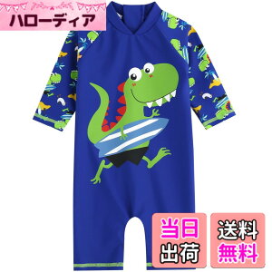 �y���������z[Vaenait Baby] 0-24���� ���O���J�b�g UV�J�b�g ���b�V���K�[�h �x�r�[ �q�� �c�� �A�j�}���L�����N�^�[ �ԕ� ���� �����s�[�X ���� Gu Baby Swimsuit �F�FBaby Surfing Dino�A�T�C�Y�FL