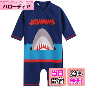 �y���������z[Vaenait Baby] 0-24���� ���O���J�b�g UV�J�b�g ���b�V���K�[�h �x�r�[ �q�� �c�� �A�j�}���L�����N�^�[ �ԕ� ���� �����s�[�X ���� Gu Baby Swimsuit �F�FBaby Jaws King�A�T�C�Y�FL