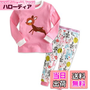 �y���������z[Vaenait Baby] 12����-12�� �L�b�Y �q�� �x�r�[ �����L�����N�^�[ �� ��100% ���[���E�F�A ���� �p�W���} �Q�Ԓ� �㉺�Z�b�g Cotton sleepwear �F�FA04-Mini Bambi�A�T�C�Y�F140