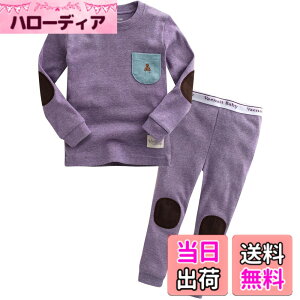 �y���������z[Vaenait Baby] 12����-9�΃L�b�Y�q���x�r�[����100�����[���E�F�A�����p�W���}�Q�Ԓ��㉺�Z�b�gColor Raglan �F�FPocket Purple�A�T�C�Y�F110