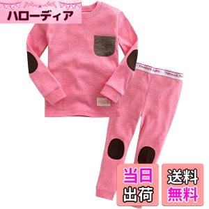 �y���������z[Vaenait Baby] 12����-9�΃L�b�Y�q���x�r�[����100�����[���E�F�A�����p�W���}�Q�Ԓ��㉺�Z�b�gColor Raglan �F�FPocket Pink�A�T�C�Y�F90